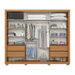 Intérieur armoire Genius avec étagères, tiroirs et penderies, organisation complète
